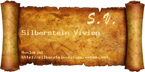 Silberstein Vivien névjegykártya
